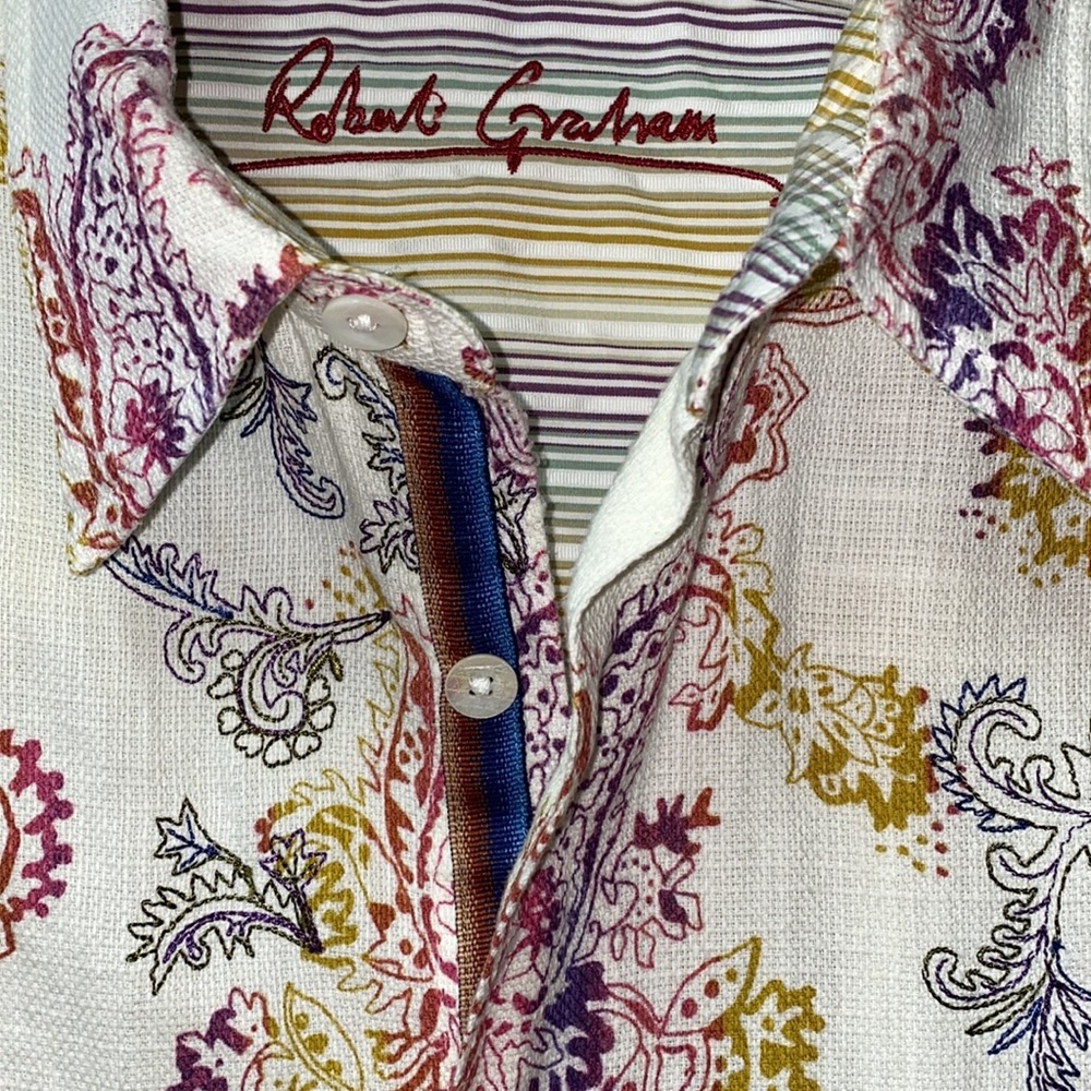 Robert Graham Multicolor Paisley Casual Button Down Shirt - Picture 11 of 11